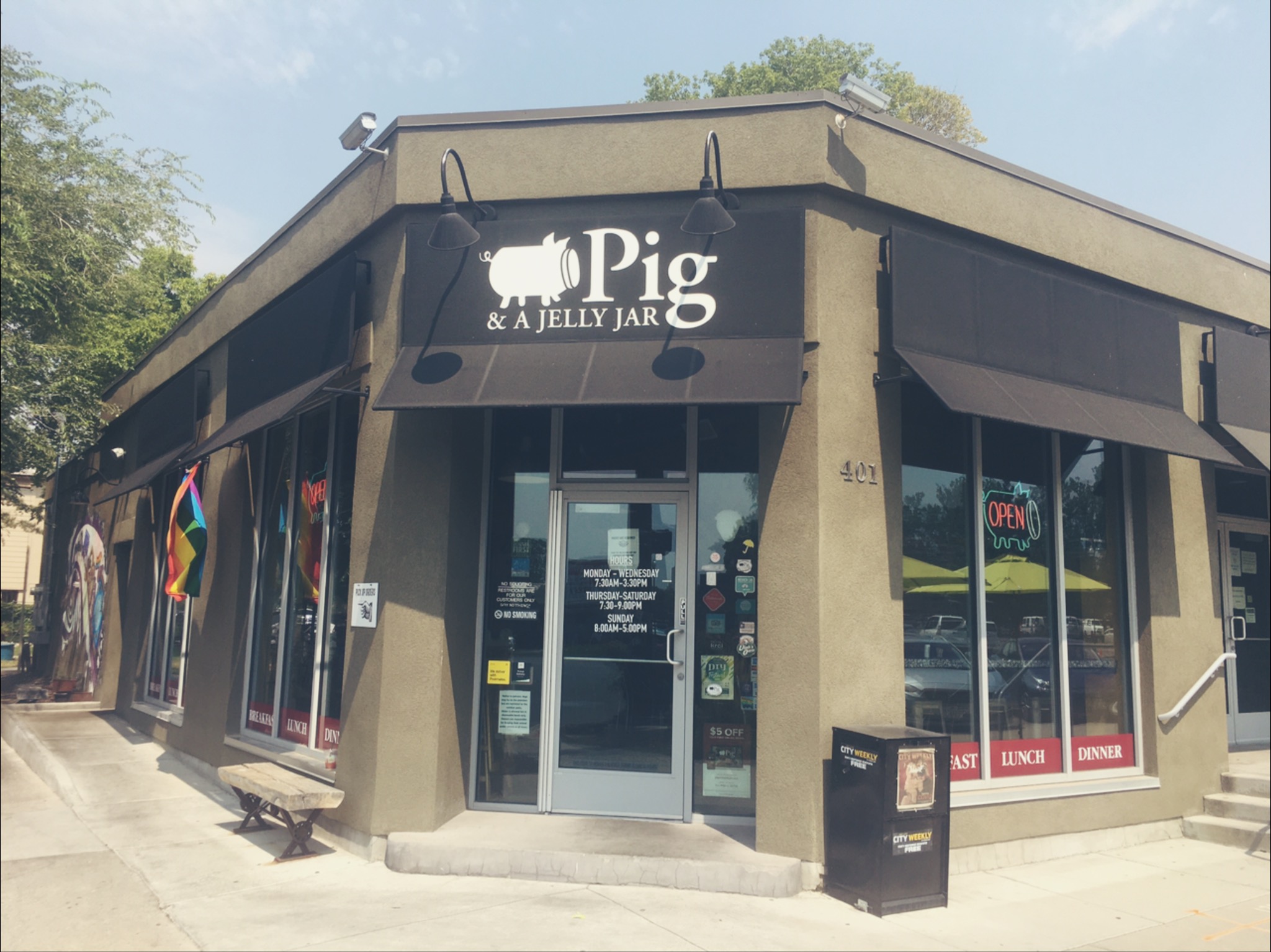 ソルトレイクシティ：レストラン、Pig & A Jelly Jar で南部料理ランチ ユタ州生活ブログ－観光おすすめ情報もー｜アメリカ人と